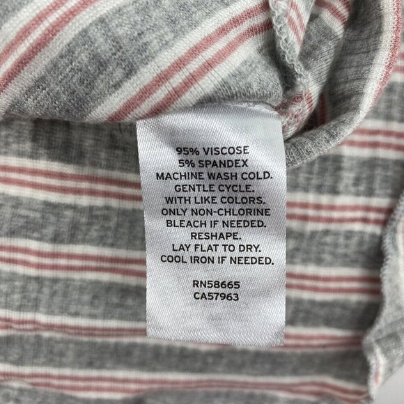 Tucker + Tate Tank Top Girls Small 7 8 Gray Pink Ribbed Knit New - Picture 6 of 6